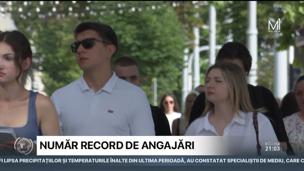 Număr record de angajări//A secat cascada Saharna//Încă o navă rusă distrusă