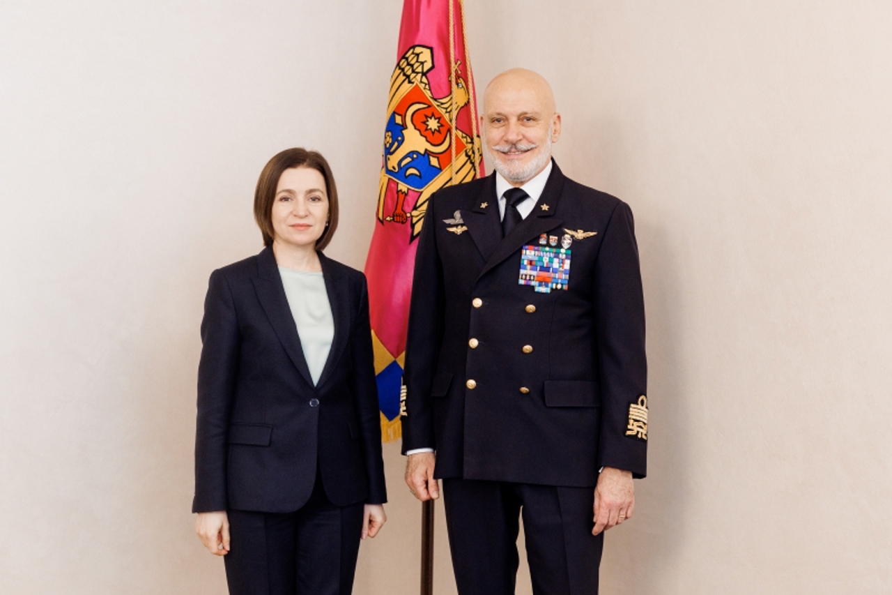 Maia Sandu s-a întâlnit cu șeful Comitetului Militar NATO: Accent pe securitate și cooperare