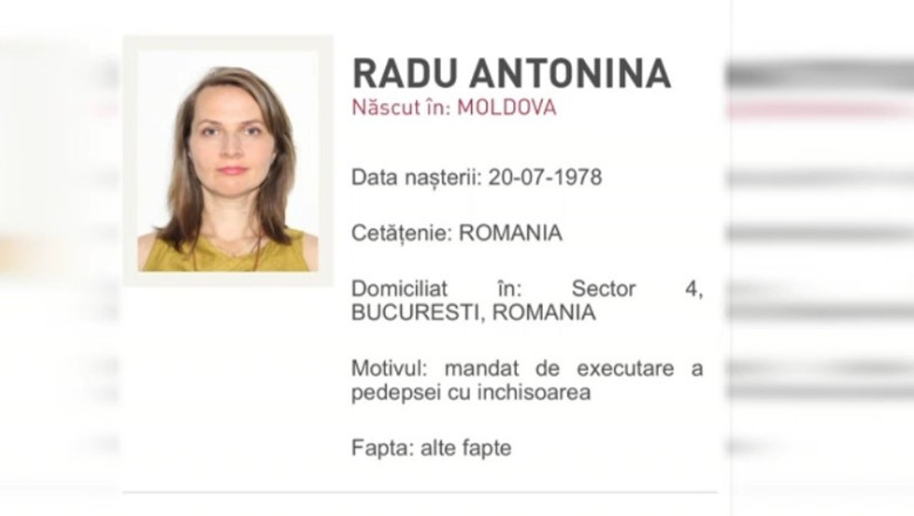 Antonina Radu, pompiera condamnată în dosarul „Colectiv”, va face pușcărie în Republica Moldova