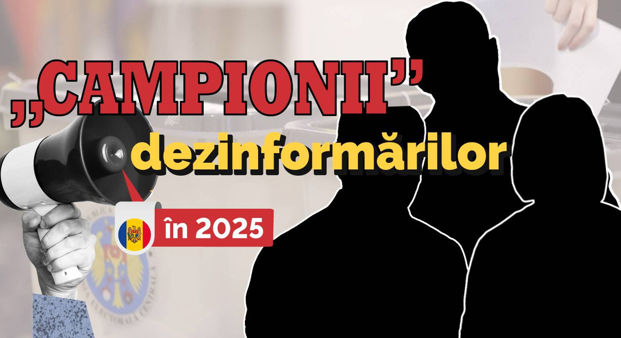 Stopfals.md: Șor, Dodon și Vlah -„campionii” dezinformării în Republica Moldova în 2025