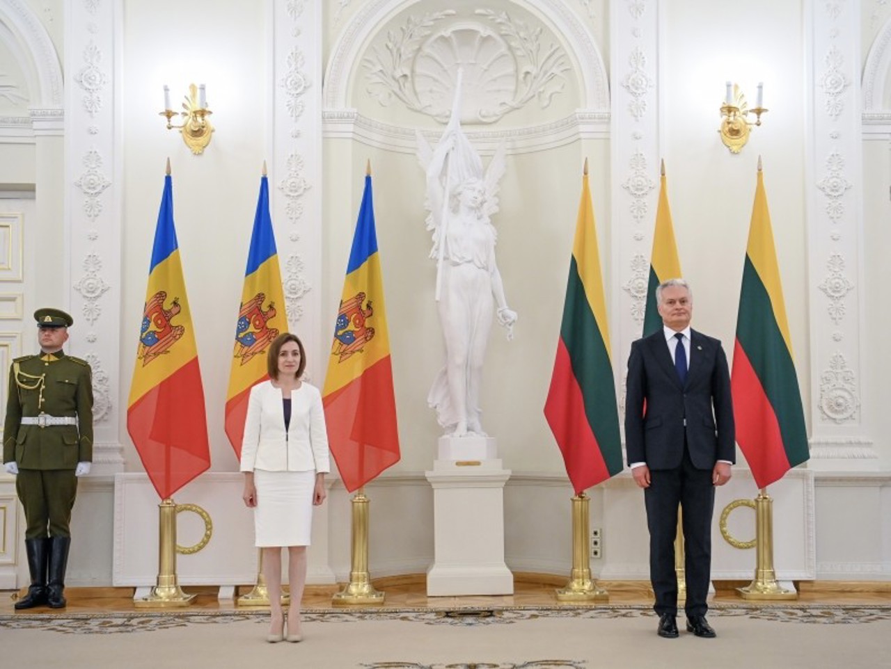 Maia Sandu, discurs în Parlamentul de la Vilnius, la 36 de ani de la restabilirea independenței Lituaniei față de URSS