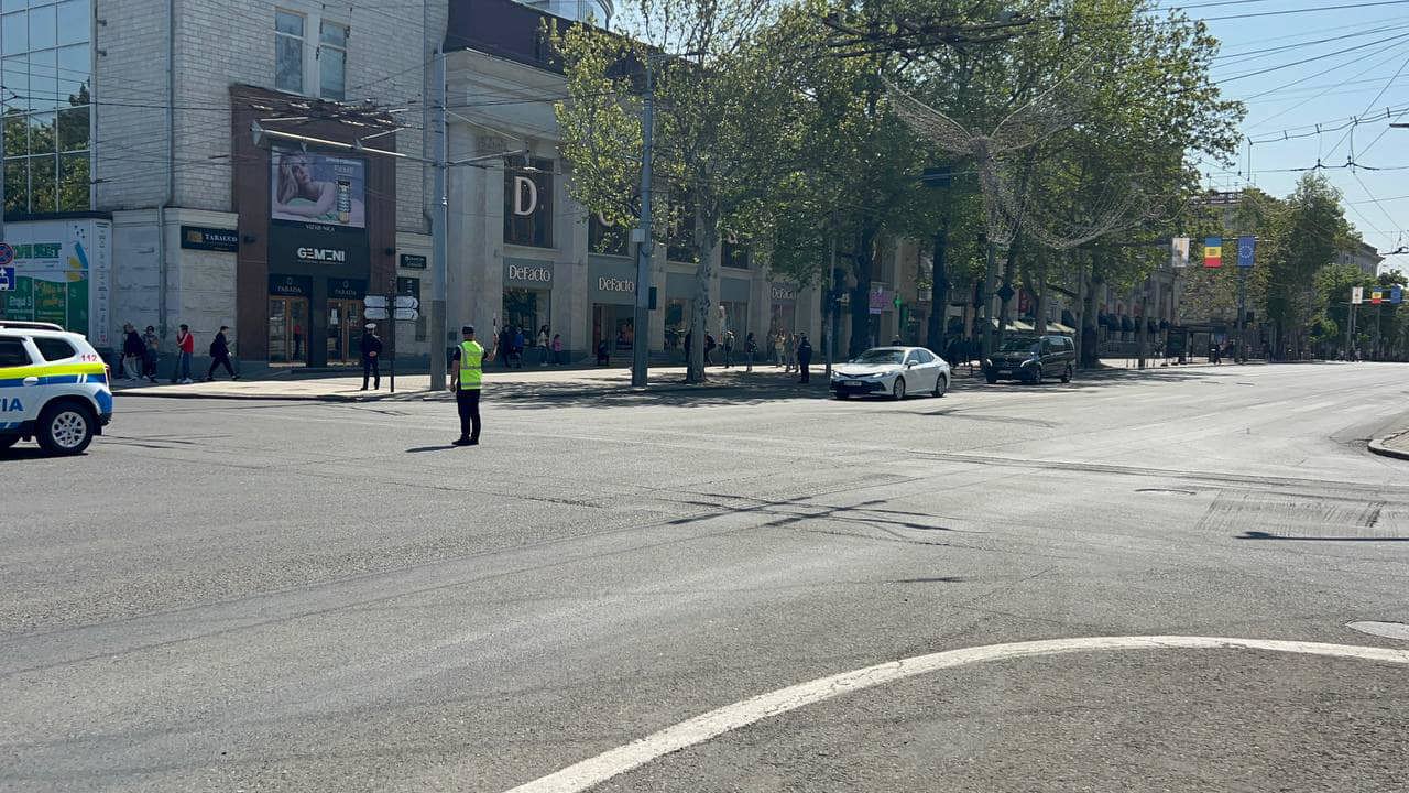 Traffic restrictions were lifted in Chisinau
