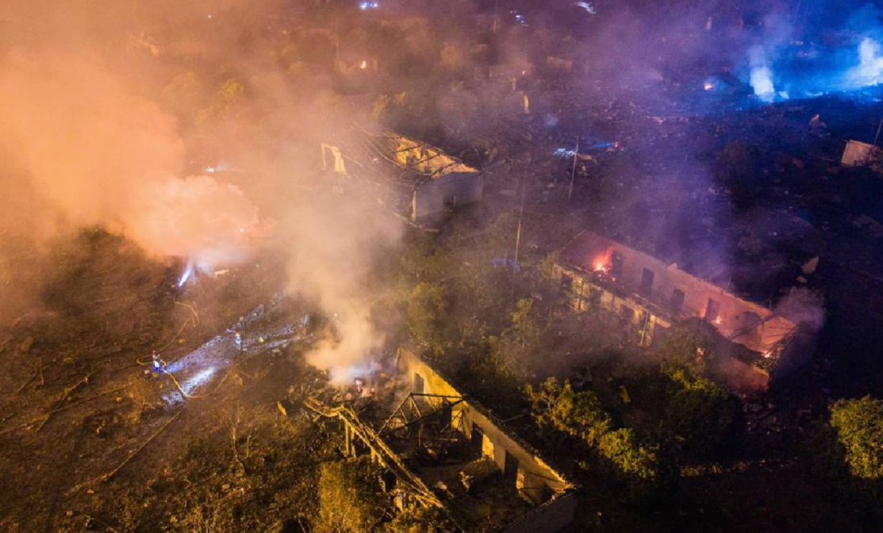 Explozie la o fabrică de artificii din China: Sunt 26 de morți și peste 60 de răniți 