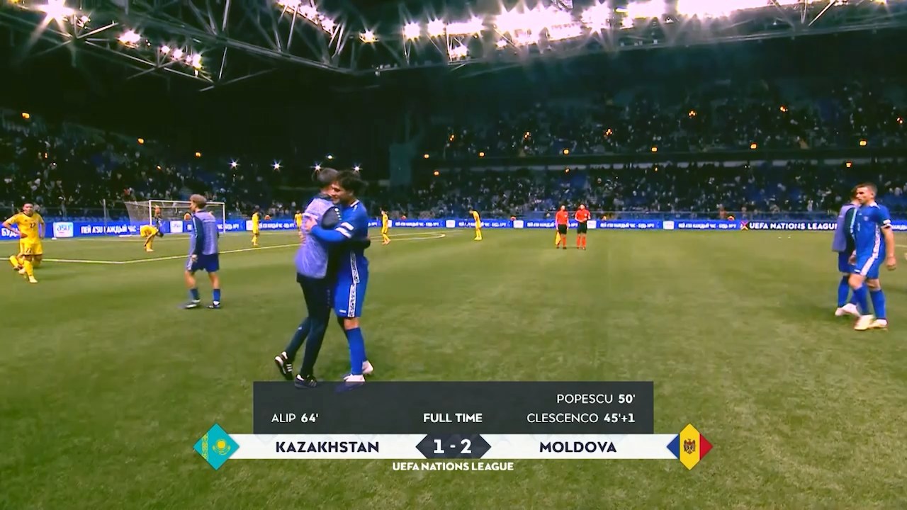 Kazahstan : Moldova, Liga Națiunilor, 02.10.2026