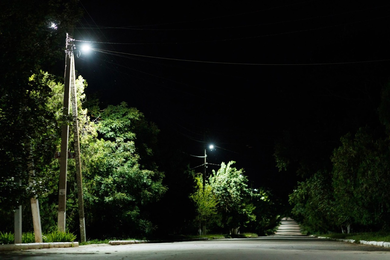 Taraclia transformed: Darkness yields to streetlights