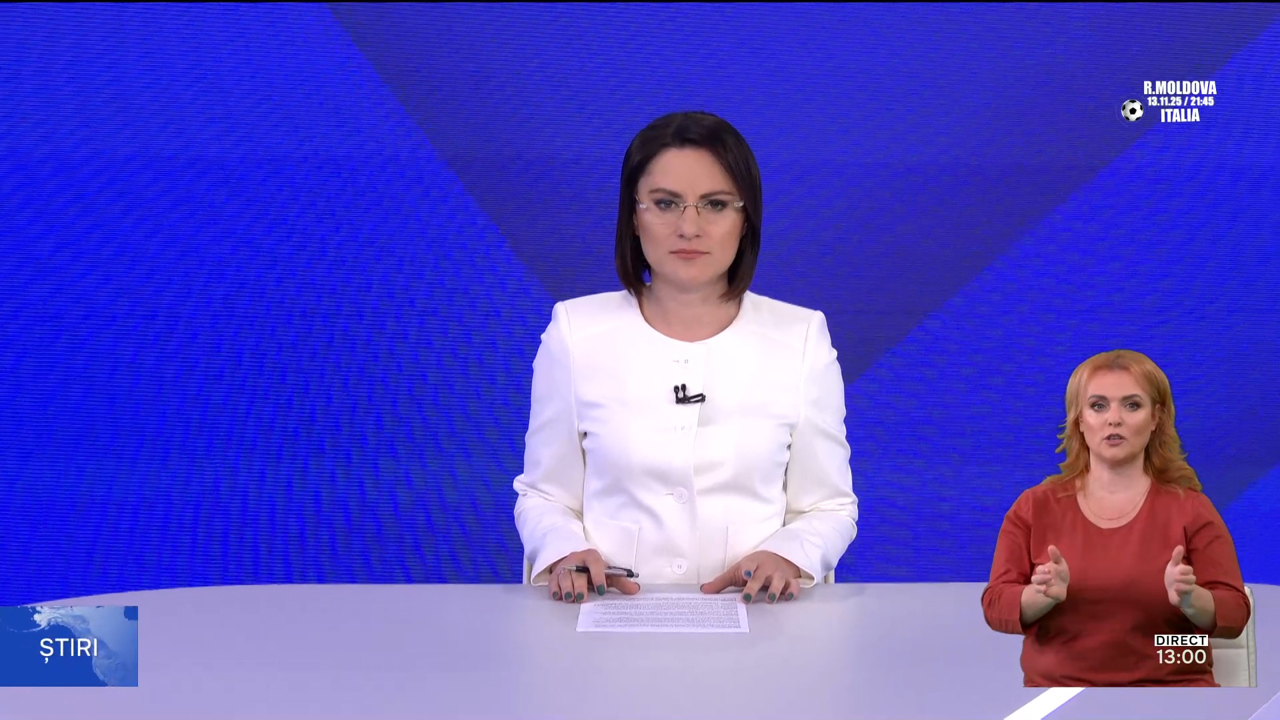 Știri (13:00) din 11 noiembrie 2025, cu Leanca Lașco-Rață	