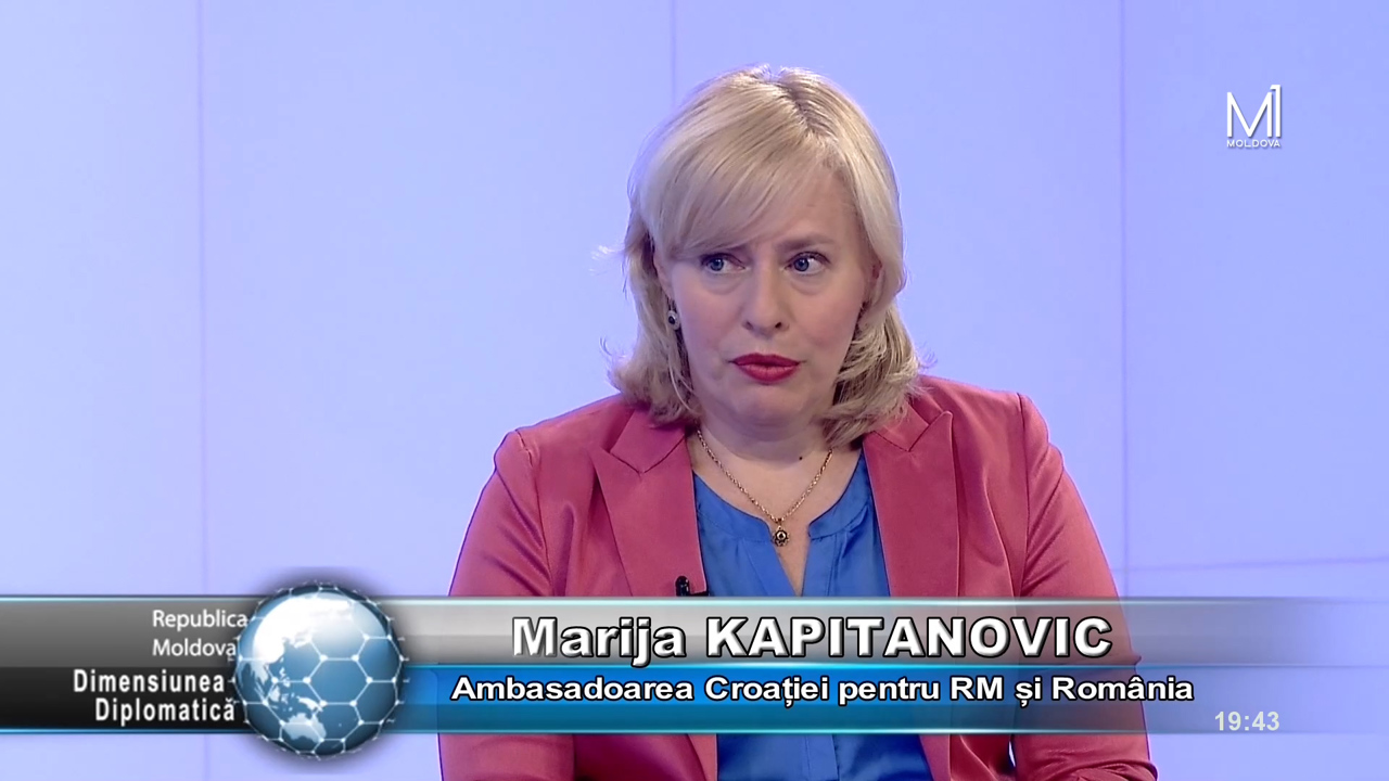 „Dimensiunea Diplomatică” din 24.07.2023 // Marija Kapitanović, Ambasadoarea Croației pentru R.Moldova