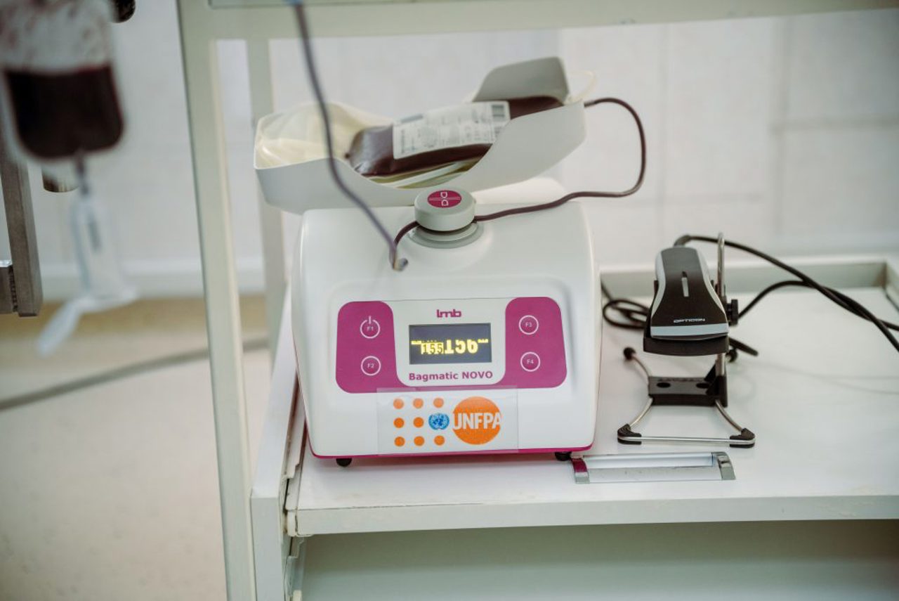 UNFPA donates modern blood collection equipment: ‘We can now improve the quality of blood components’