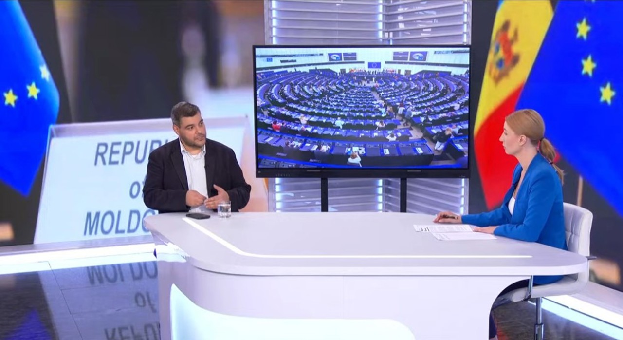 Mihai Isac, la Moldova 1: „R. Moldova, la tribuna Parlamentului European - un semn de încredere din partea UE”