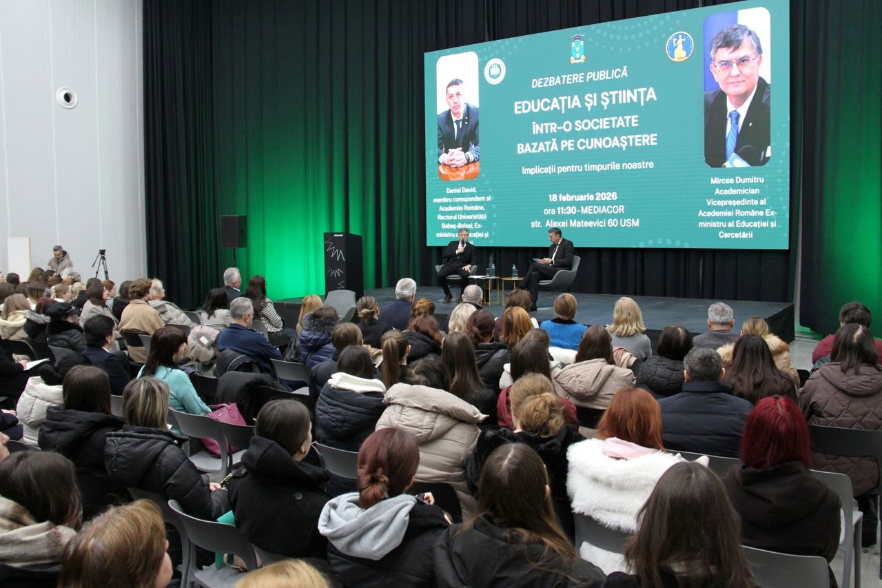 Știința și educația, în fața provocărilor actuale: dezbatere cu rectori și academicieni la USM