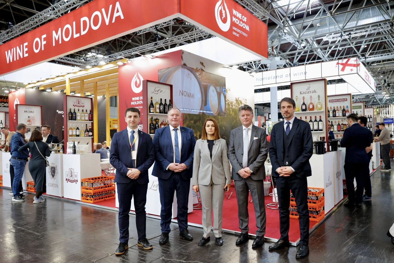 Wine of Moldova la ProWein 2026 Düsseldorf: Vinurile moldovenești cuceresc prin unicitatea soiurilor și tradiție