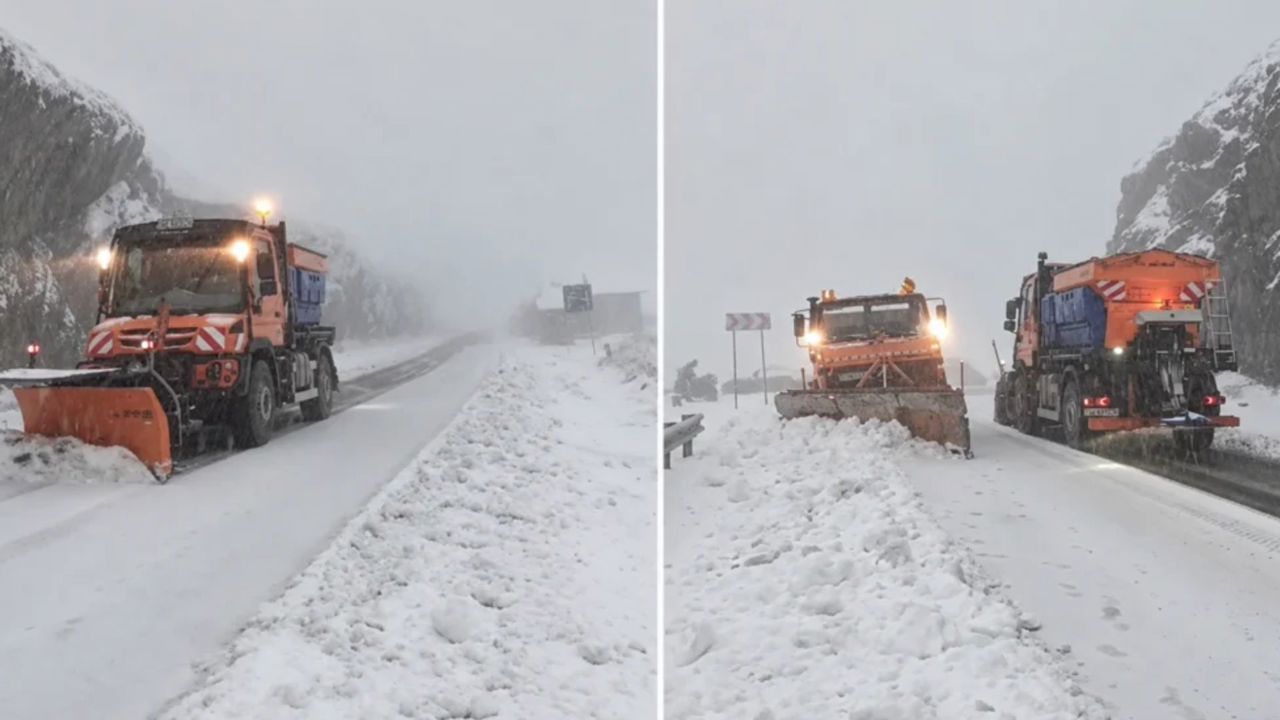 Prima zăpadă în România, Ucraina și Polonia: Pe Transfăgărășan se circulă în condiții de iarnă