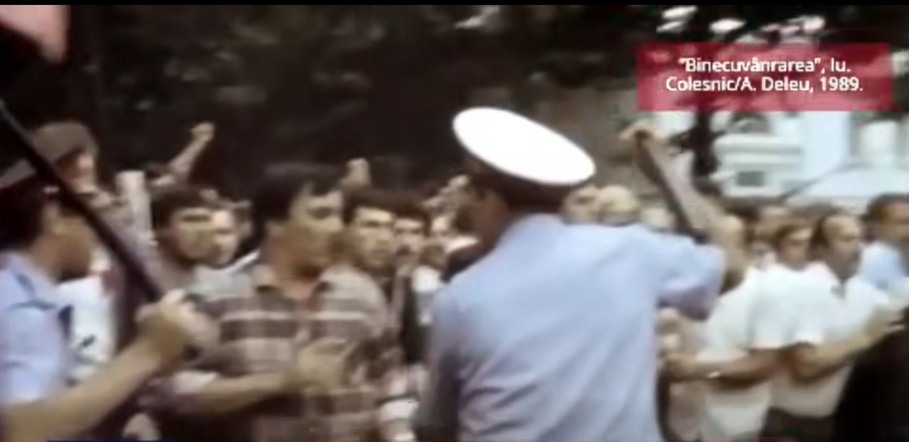 Protestatarii pentru limba română, loviți cu bastoane de miliția sovietică. Stenograme din august 1989