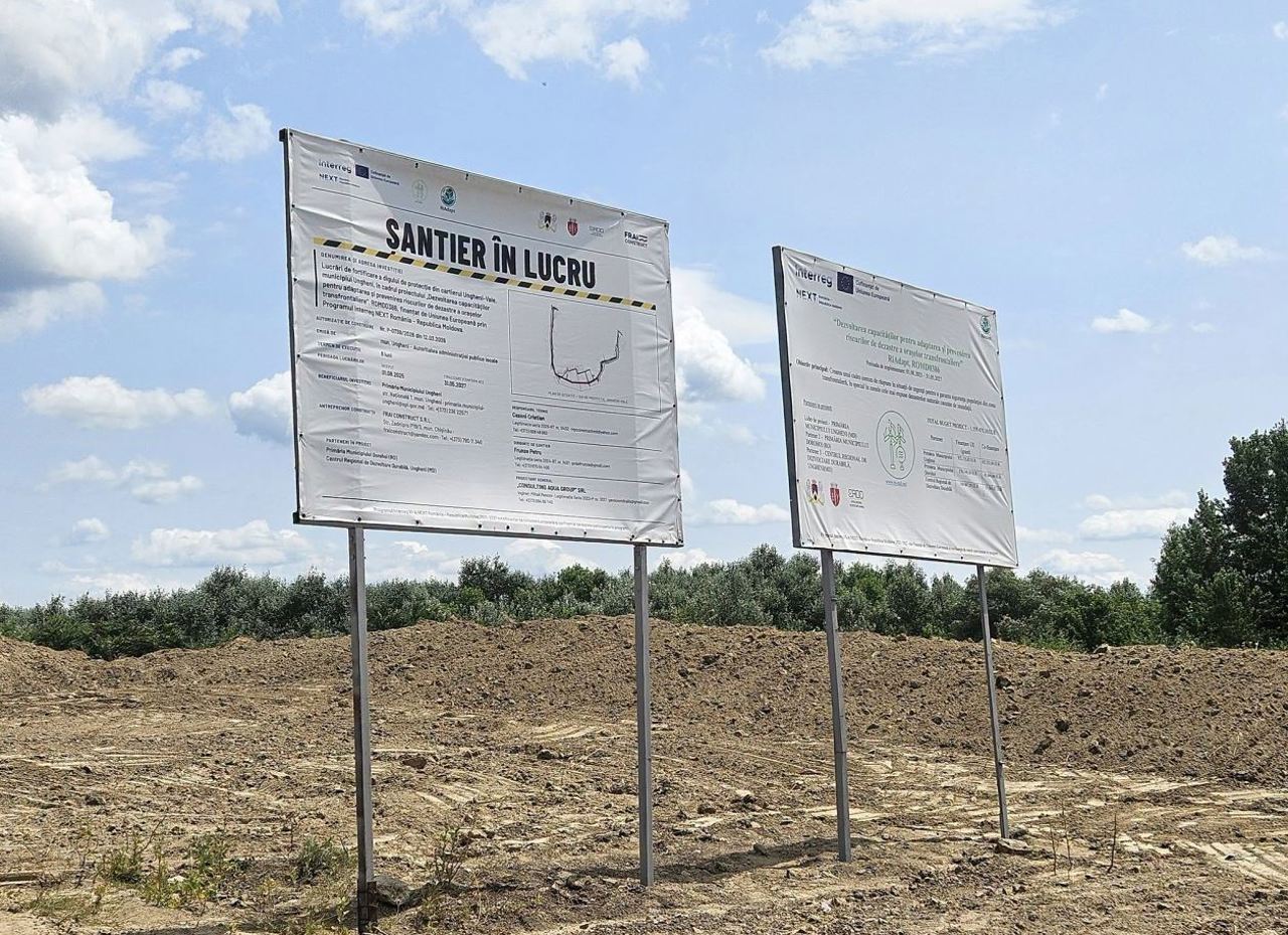 Ungheni gets €1M flood protection dam