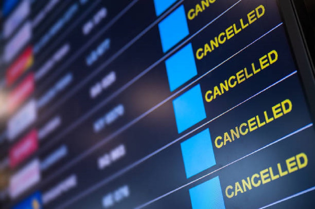 An airline from the Republic of Moldova cancels several flights