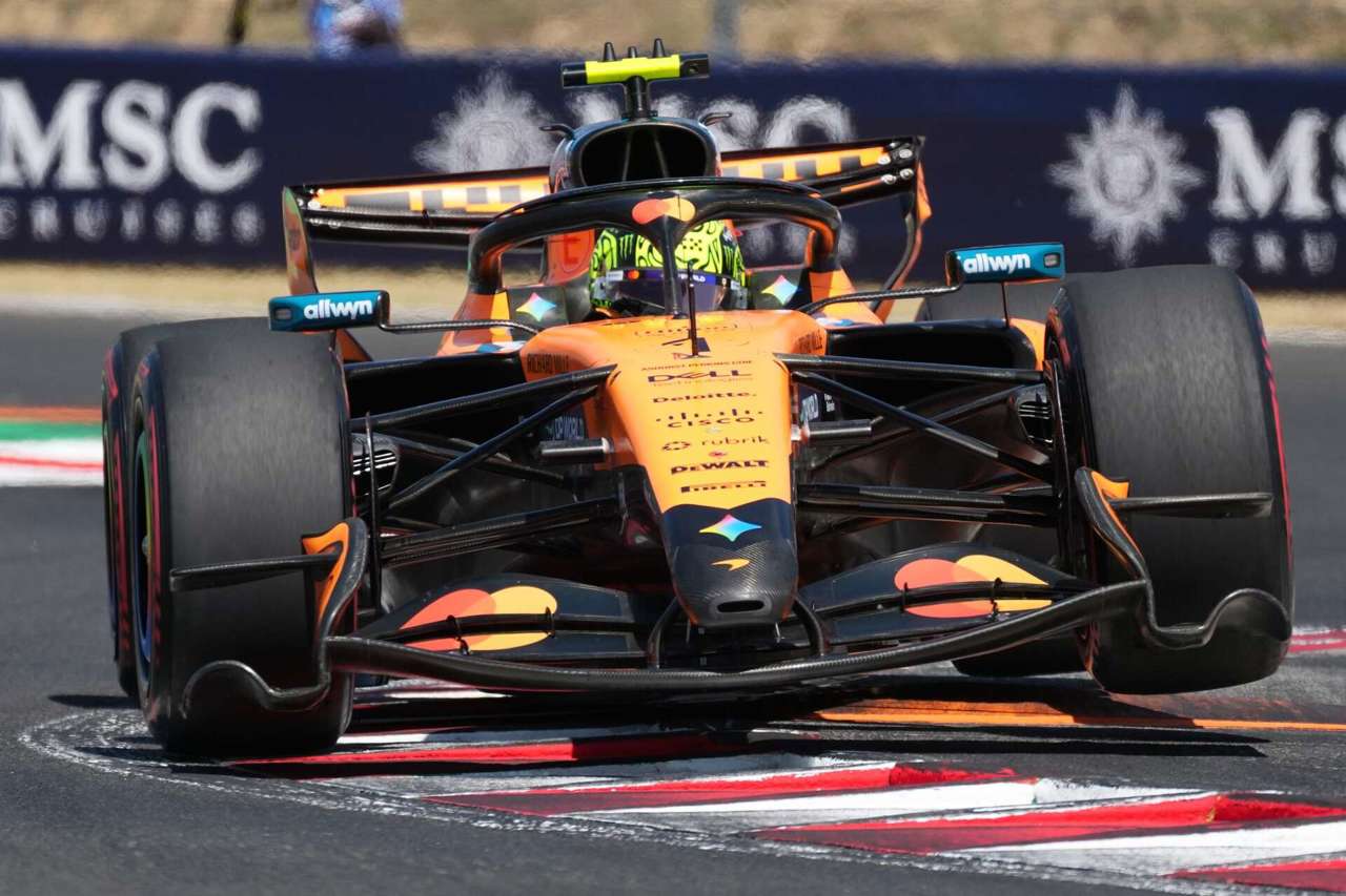 Lando Norris wins Hungarian GP as McLaren's one-two bid collapses