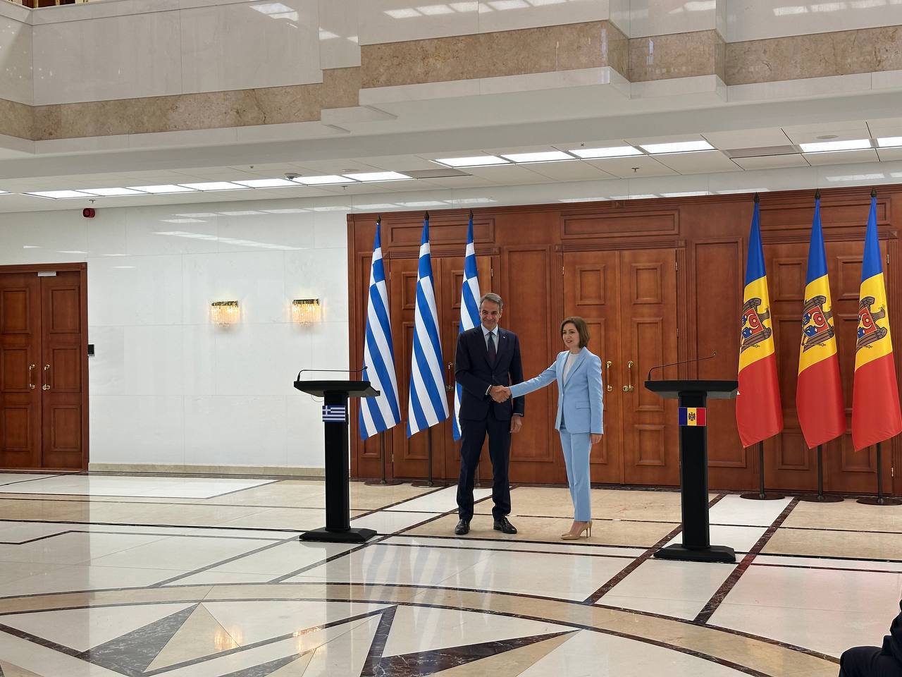Kyriakos Mitsotakis: Grecia poate contribui la îmbunătățirea securității energetice a Republicii Moldova 