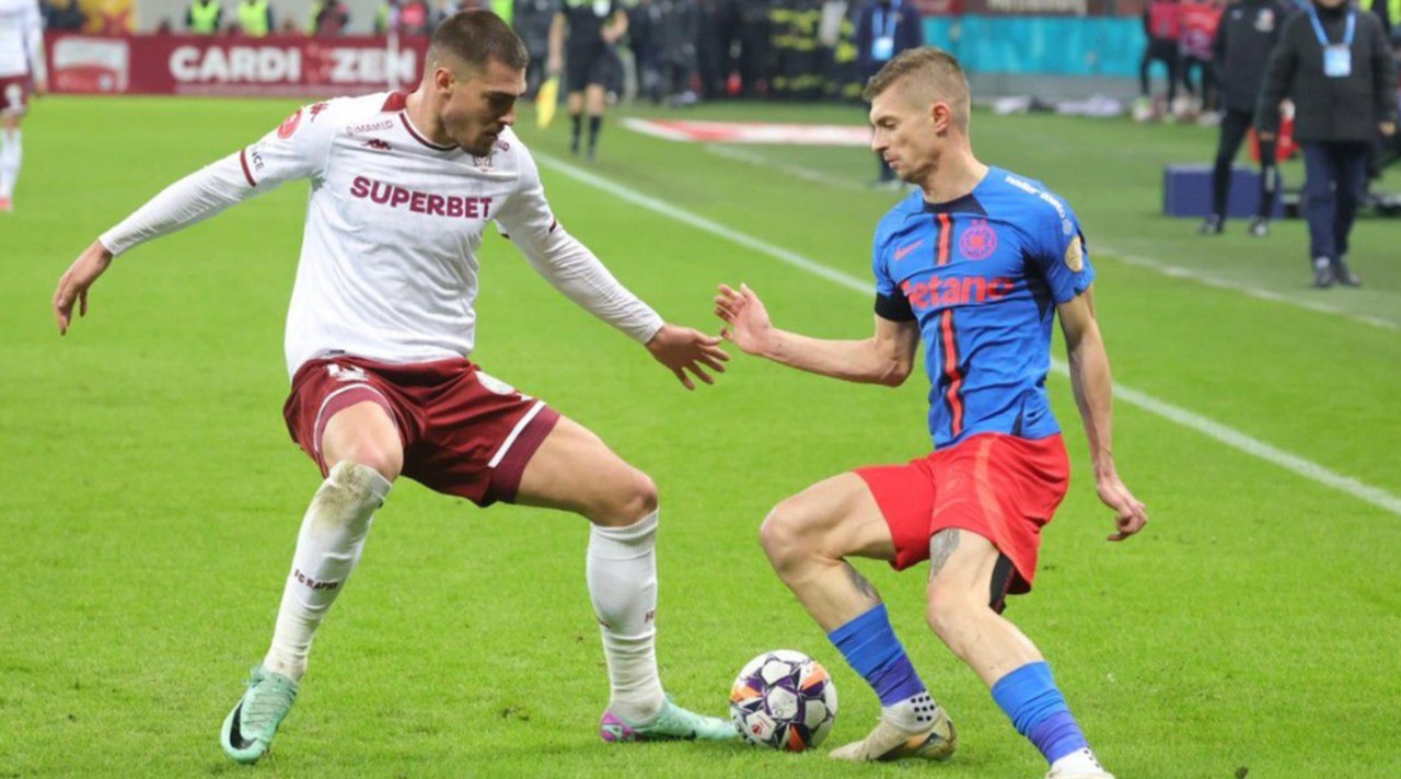 Derby fără goluri! Rapid a remizat cu FCSB în cea de-a 29-a etapă a Superligii românești de fotbal