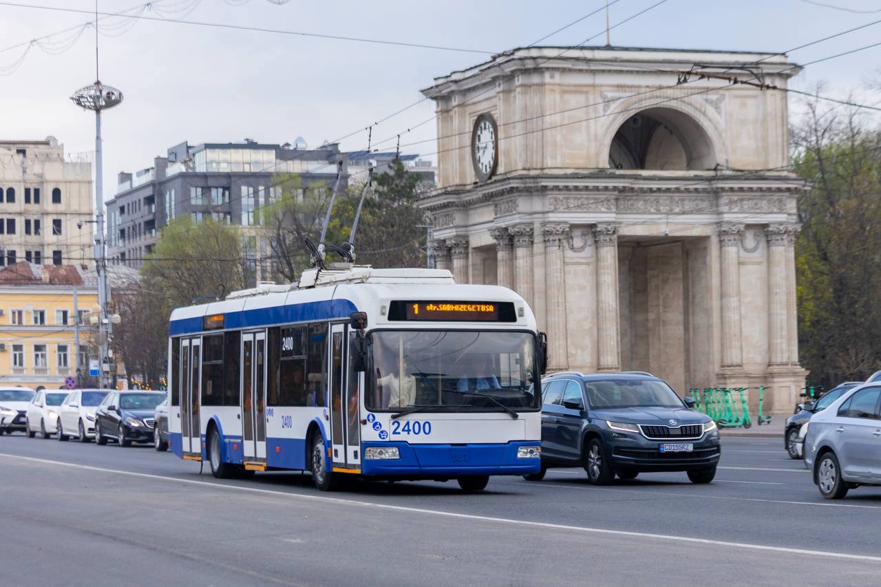 Road traffic in the center of Chisinau will be suspended on May 31