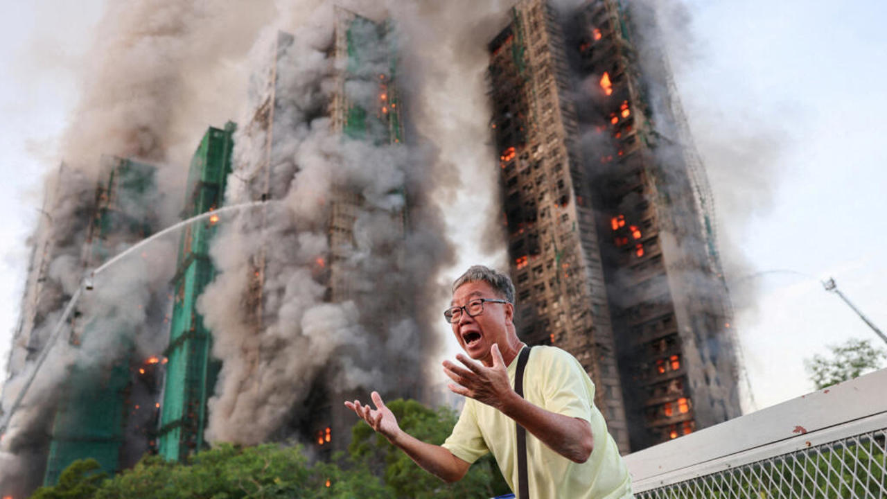 Гонконгский пожар: десятки погибших, сотни жильцов остаются пропавшими