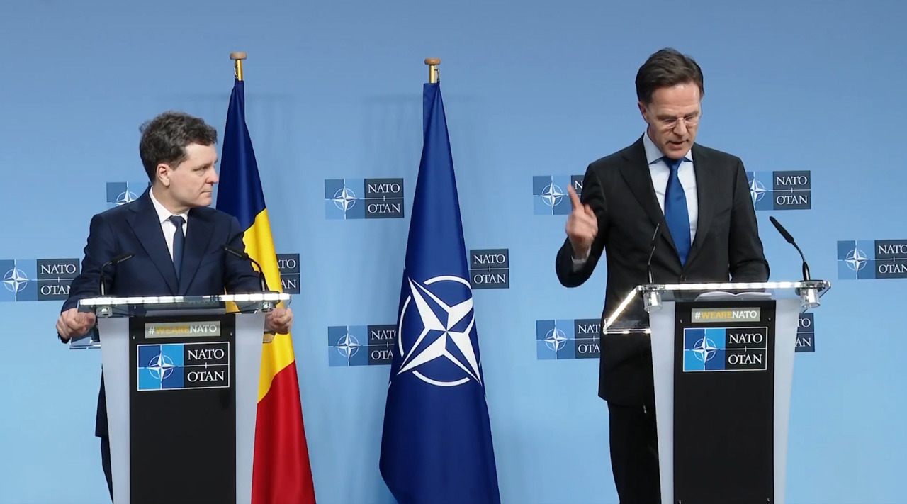 România, „mai sigură” cu trupe americane și sub umbrela NATO – mesaj comun Dan - Rutte la Bruxelles