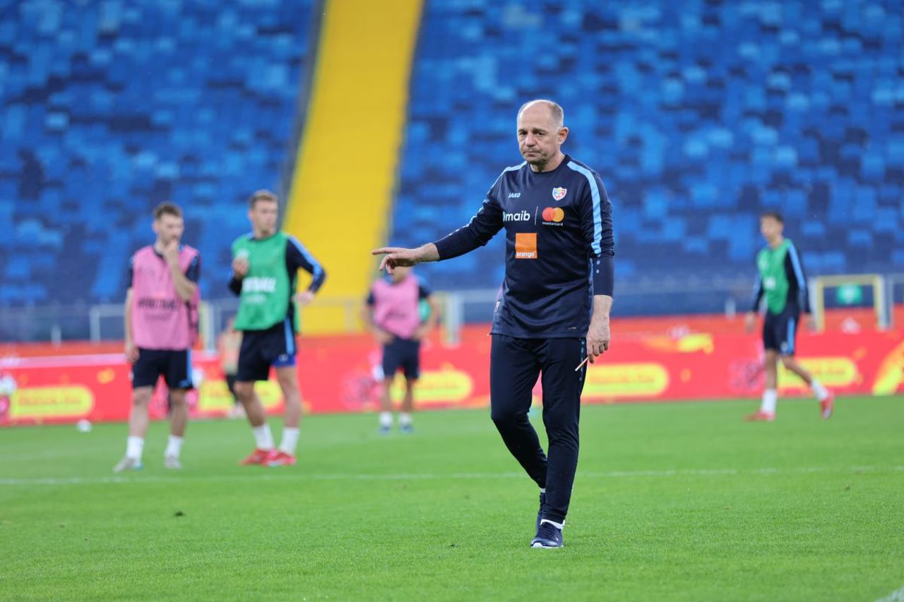 Sergiu Cleșcenco face apel la fani: selecționerul echipei naționale de fotbal își dorește un public numeros la meciul cu Israelul 