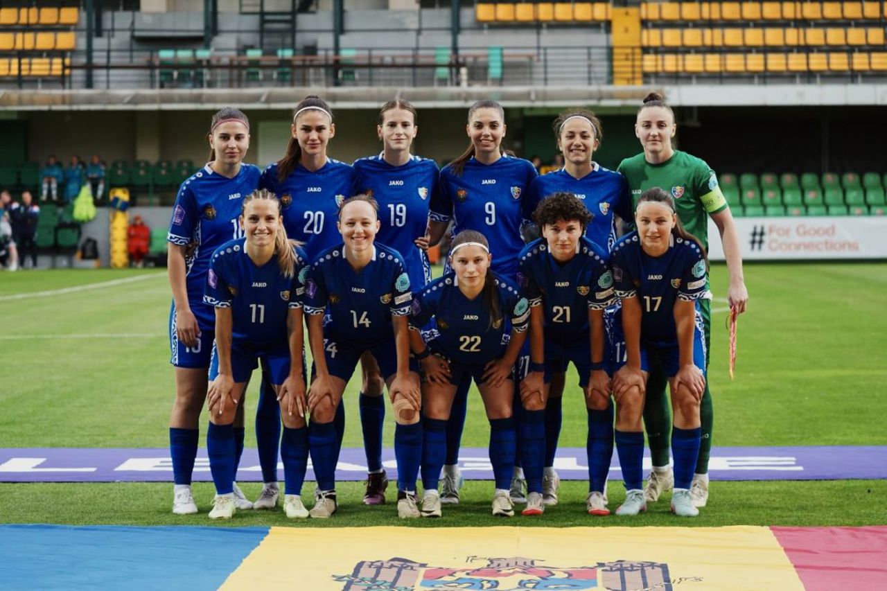 Echipa națională de fotbal feminin a Republicii Moldova a obținut încă un rezultat bun în Liga Națiunilor UEFA