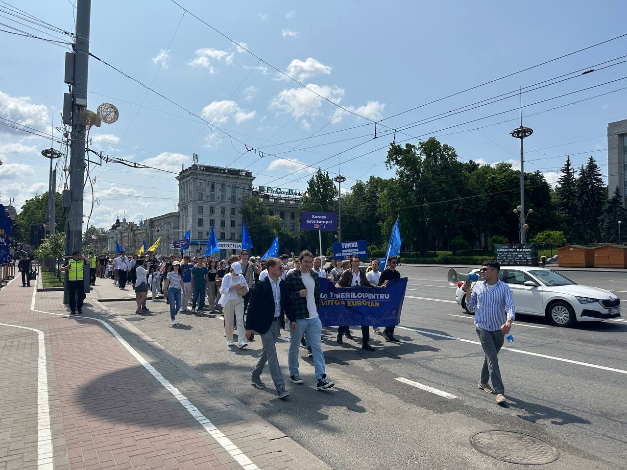 Marșul tinerilor pentru un viitor european a avut loc la Chișinău 