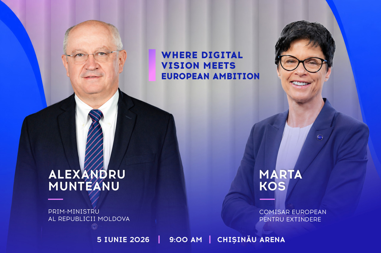 Premierul Alexandru Munteanu și comisara europeană Marta Kos vor inaugura Moldova Digital Summit 2026
