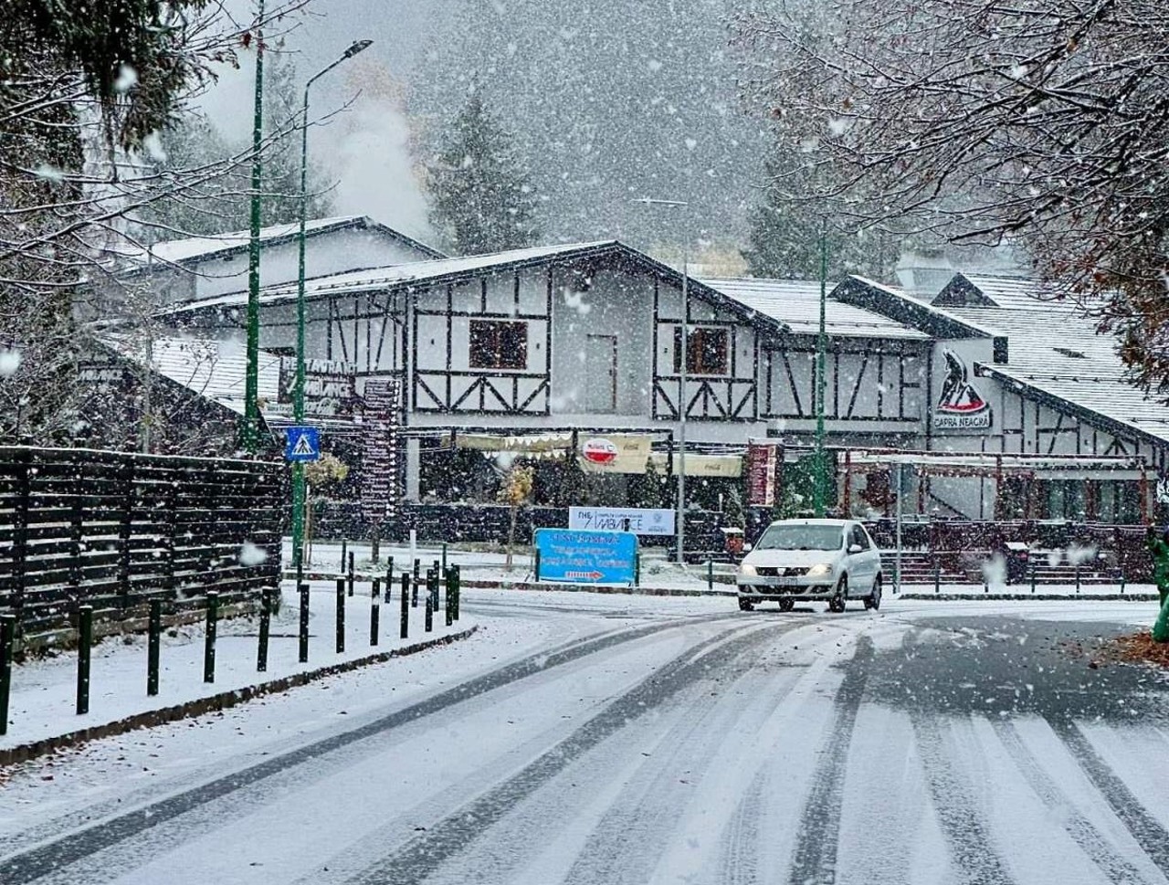 Ninge în România: Cod galben de ninsori și viscol în șapte județe 