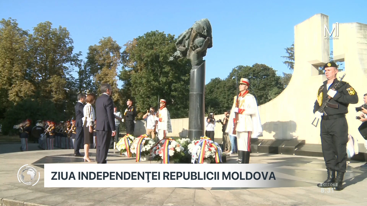 ULTIMA ORĂ”: Ceremonia oficială de inaugurare a Sărbătorii Naționale „Ziua Independenței Republicii Moldova"     