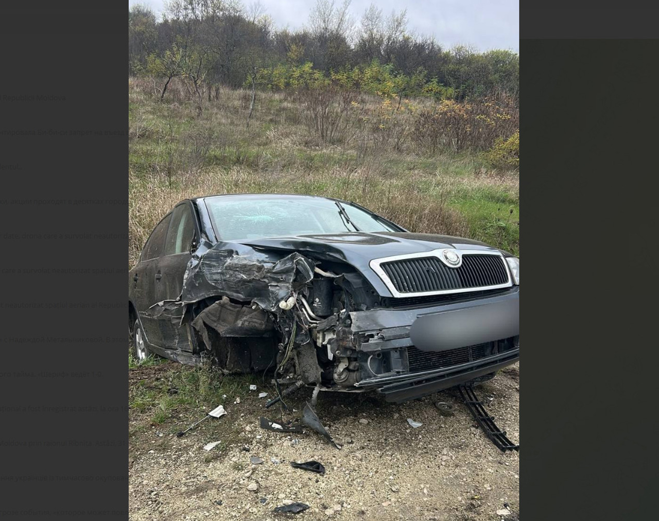 Accident mortal la Pârlița, Ungheni: Un bărbat a murit după ce mașina sa s-a ciocnit cu un camion