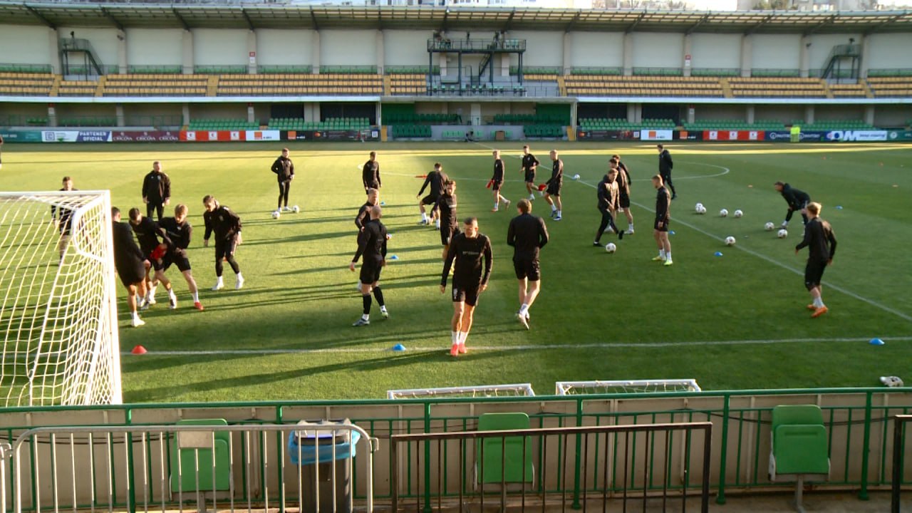 Selecționata Lituaniei a susținut antrenamentul oficial pe stadionul Zimbru 