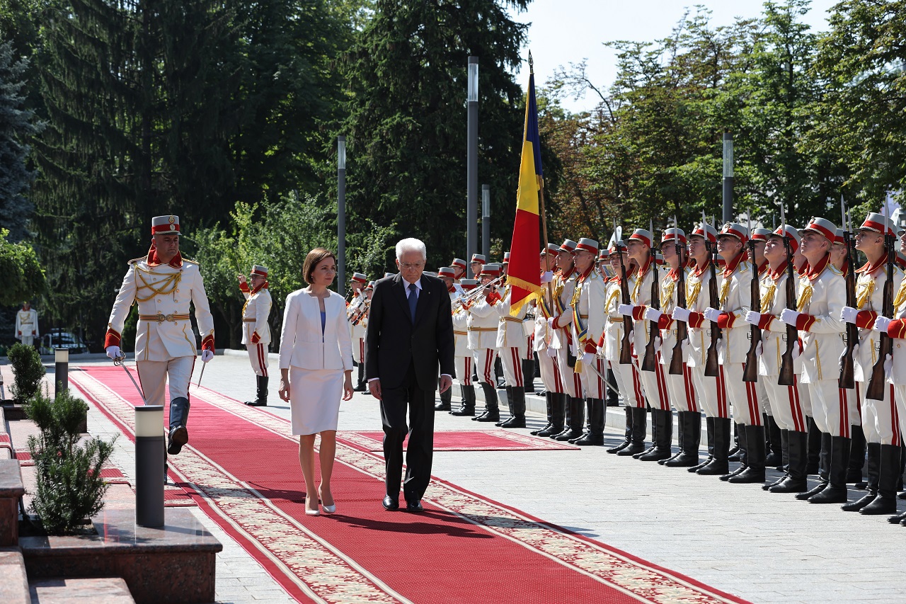 Watch LIVE the press conference by the president of the Republic of Moldova, Maia Sandu, and the president of Italy, Sergio Mattarella