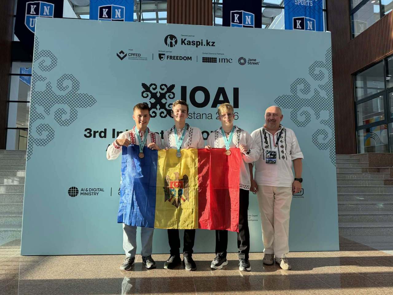 R. Moldova a obținut trei medalii la prima participare la Olimpiada Internațională de Inteligență Artificială