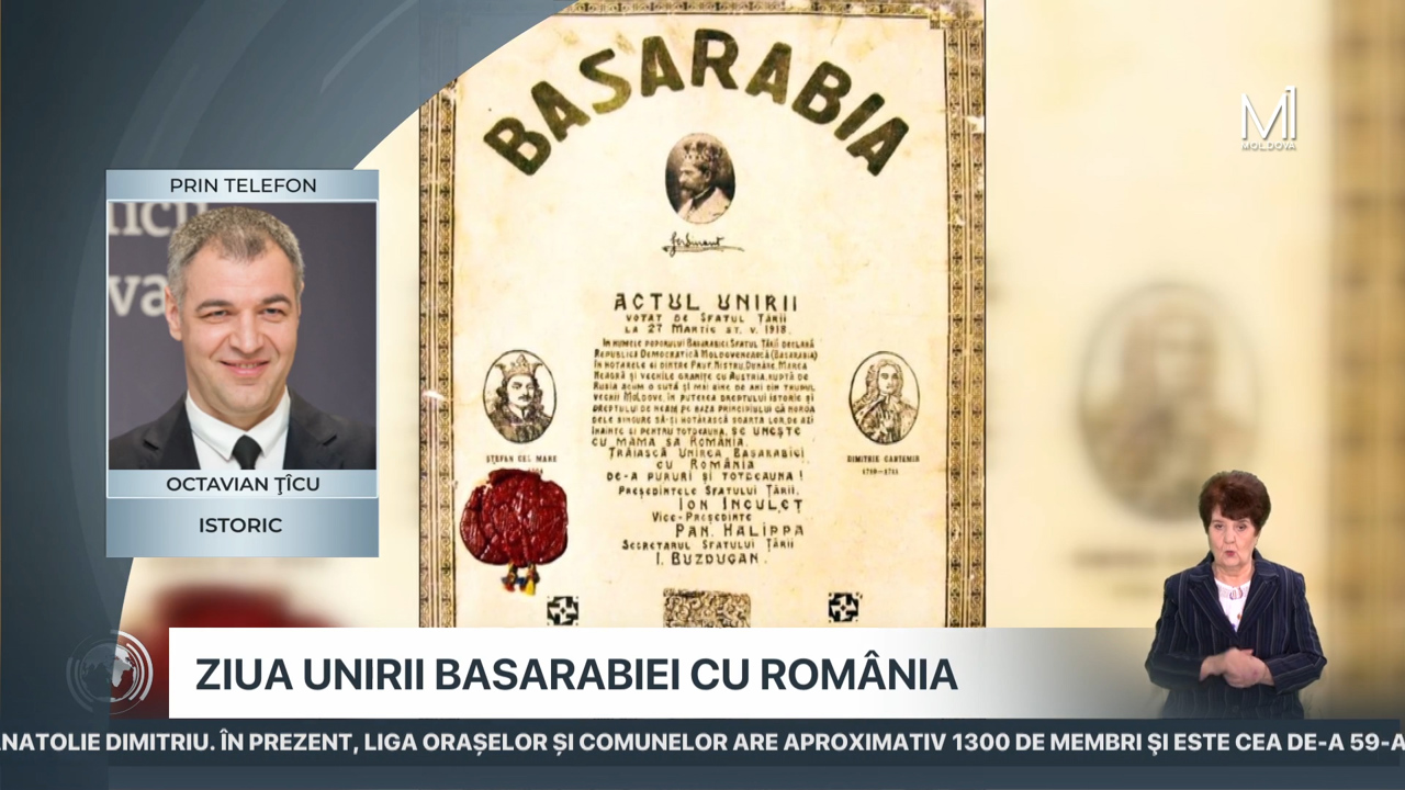 Știri (13:00) cu Cristina Stamatin din 27 martie 2023: 105 ani de la Unirea Basarabiei cu România