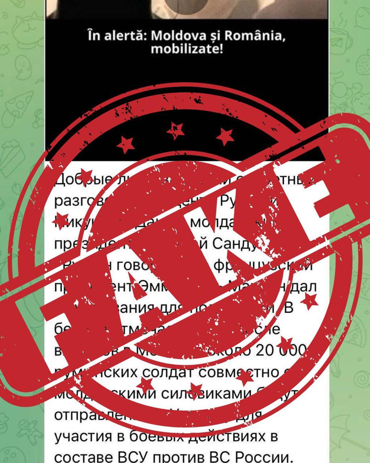 Disinformation on Telegram invokes Maia Sandu, Nicușor Dan — vigilance urged