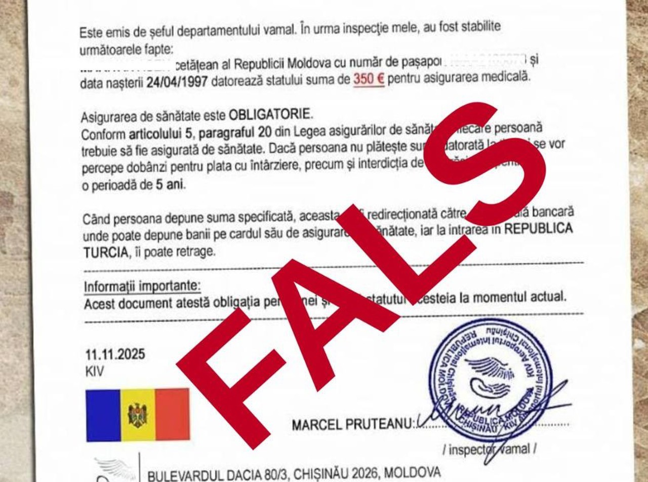 Cetățenii, avertizați în legătură cu avize false de plată atribuite Serviciului Vamal