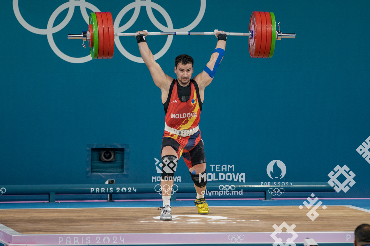 Halterofilul moldovean Marin Robu a fost foarte aproape de podium, la Jocurile Olimpice de la Paris