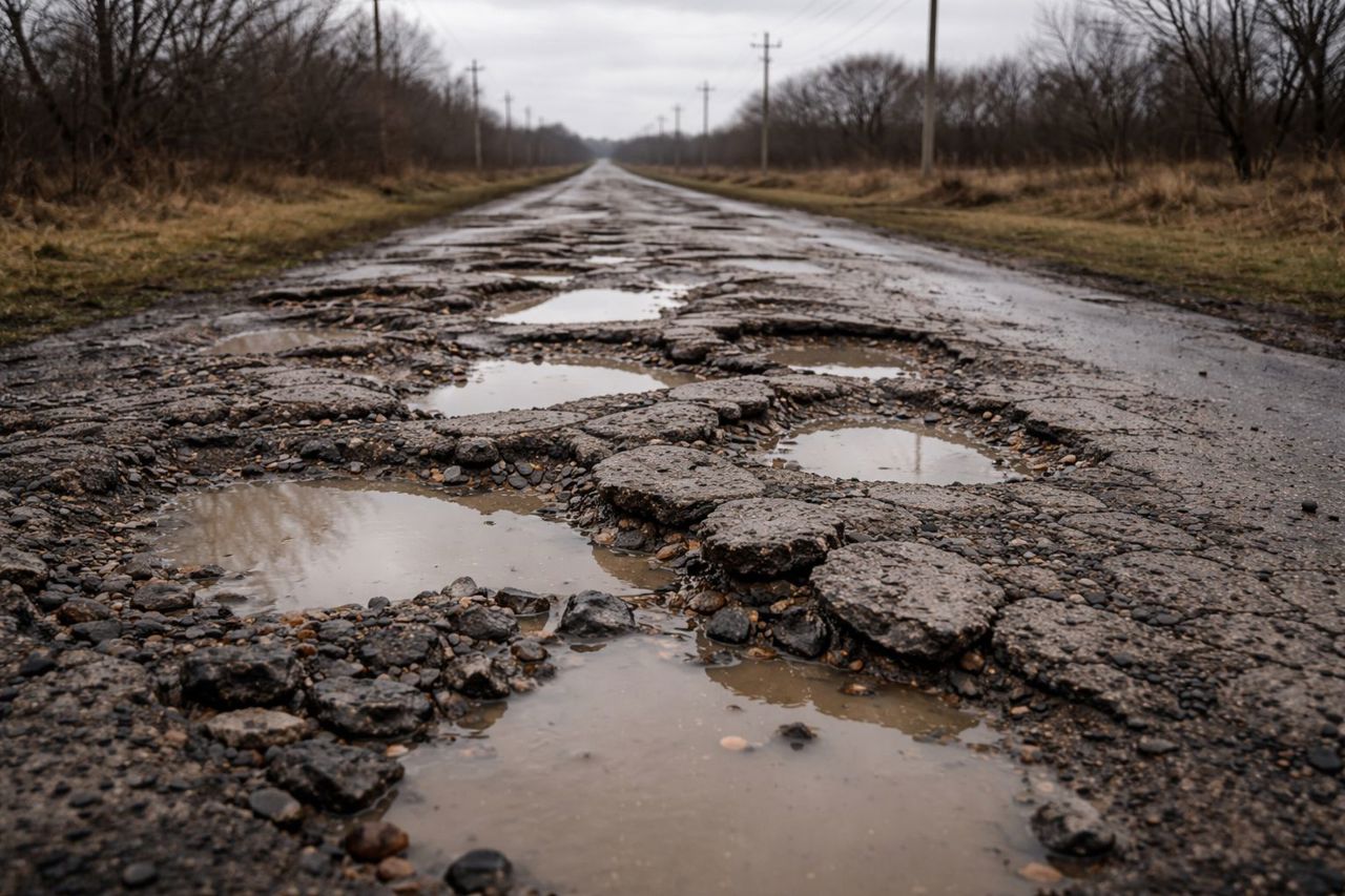 Drum degradat pe traseul Comrat–Ceadîr-Lunga: localnicii cer intervenții urgente