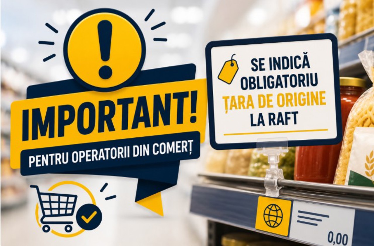 Mai multă transparență la raft: Magazinele vor indica obligatoriu țara de origine, din 10 august