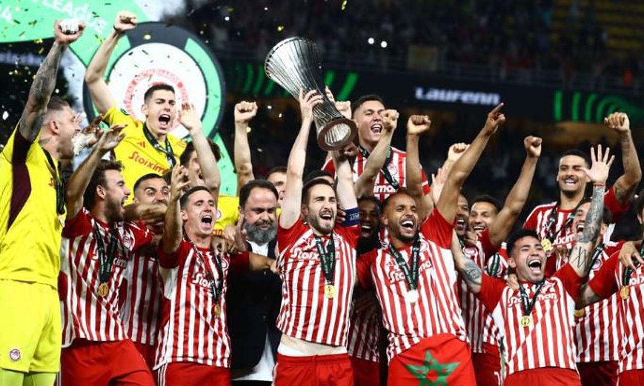 Olympiakos, la primul euro-trofeu! Formația elenă a câștigat Liga Conferințelor