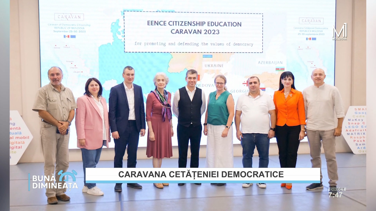 Ateliere, mese rotunde, dezbateri tematice. Caravana Cetățeniei Democratice, la prima ediție