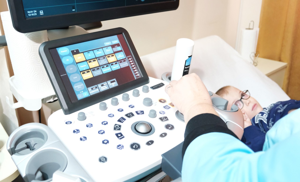 Republican Rehabilitation Center for Children has a modern ultrasonography device