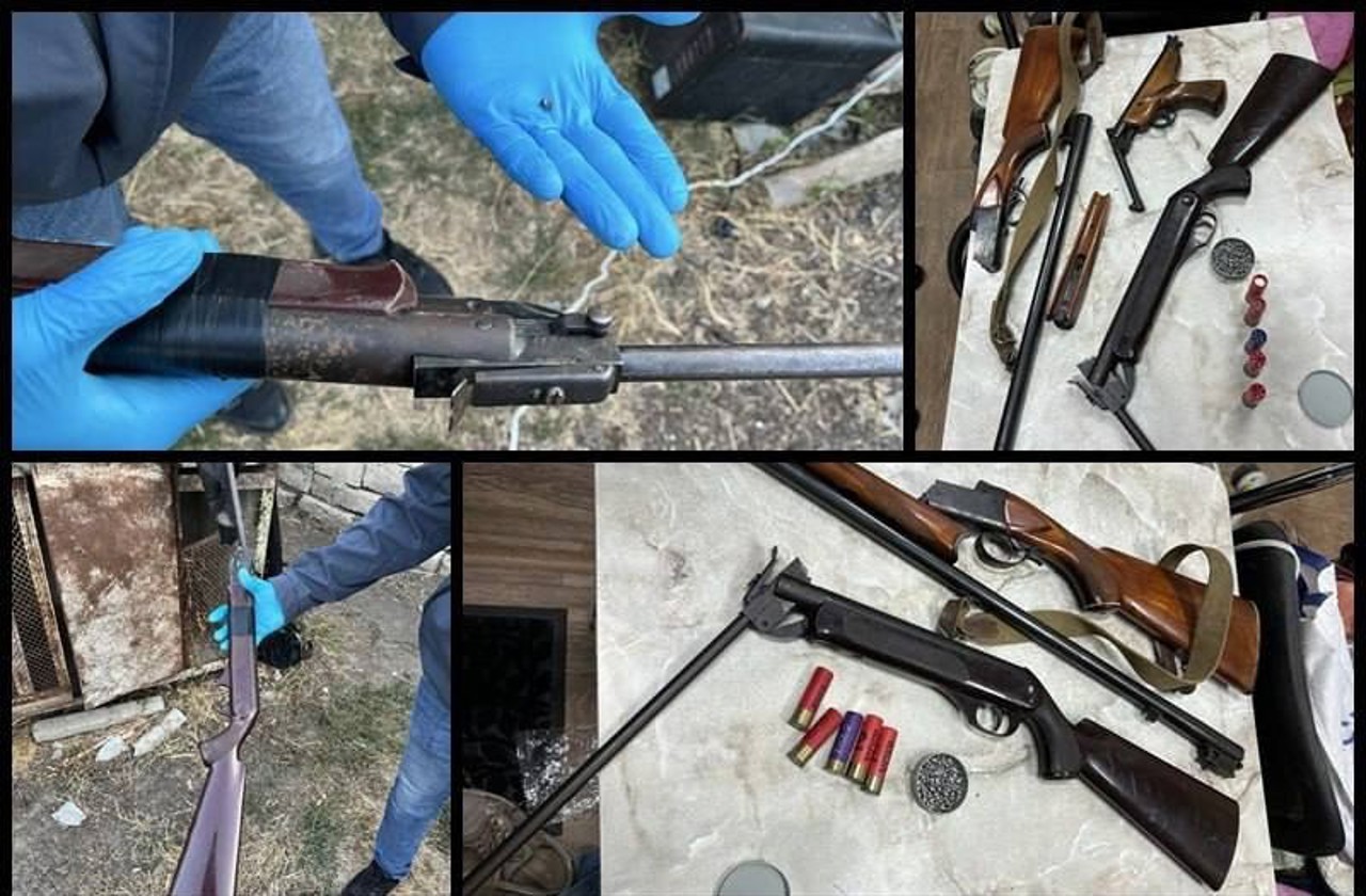 Illegal weapons seized in Orhei: Two men documented