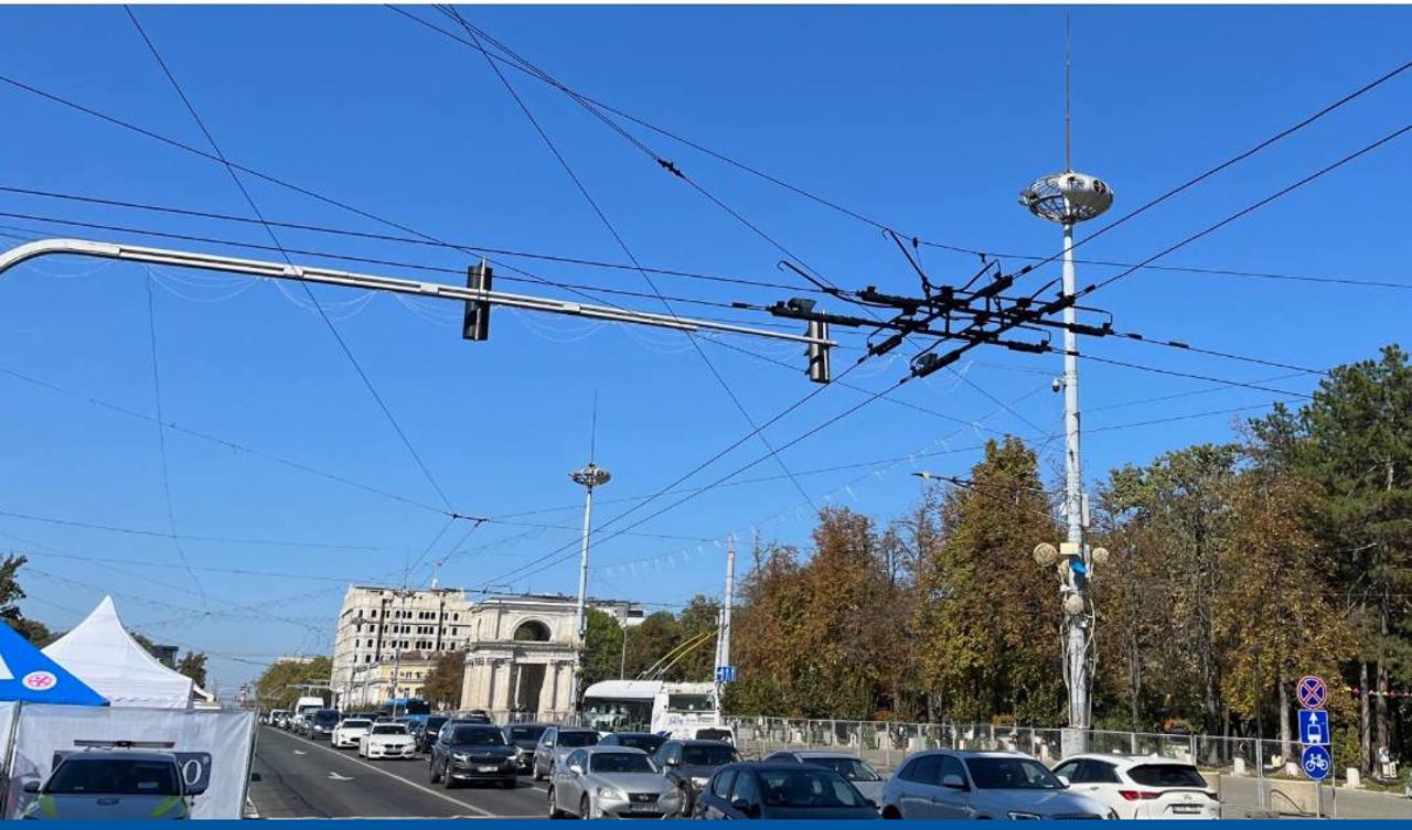 Внимание, водители! В Кишиневе на два дня перекроют центральную площадь 