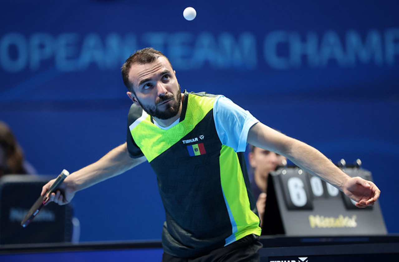 Reprezentativa masculină de tenis de masă a Republicii Moldova a fost eliminată în play-off a Campionatelor Europene pe echipe 