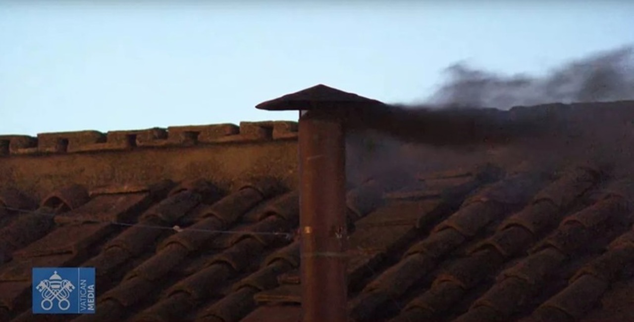 Fum negru la Vatican, după primul tur de vot în Conclav