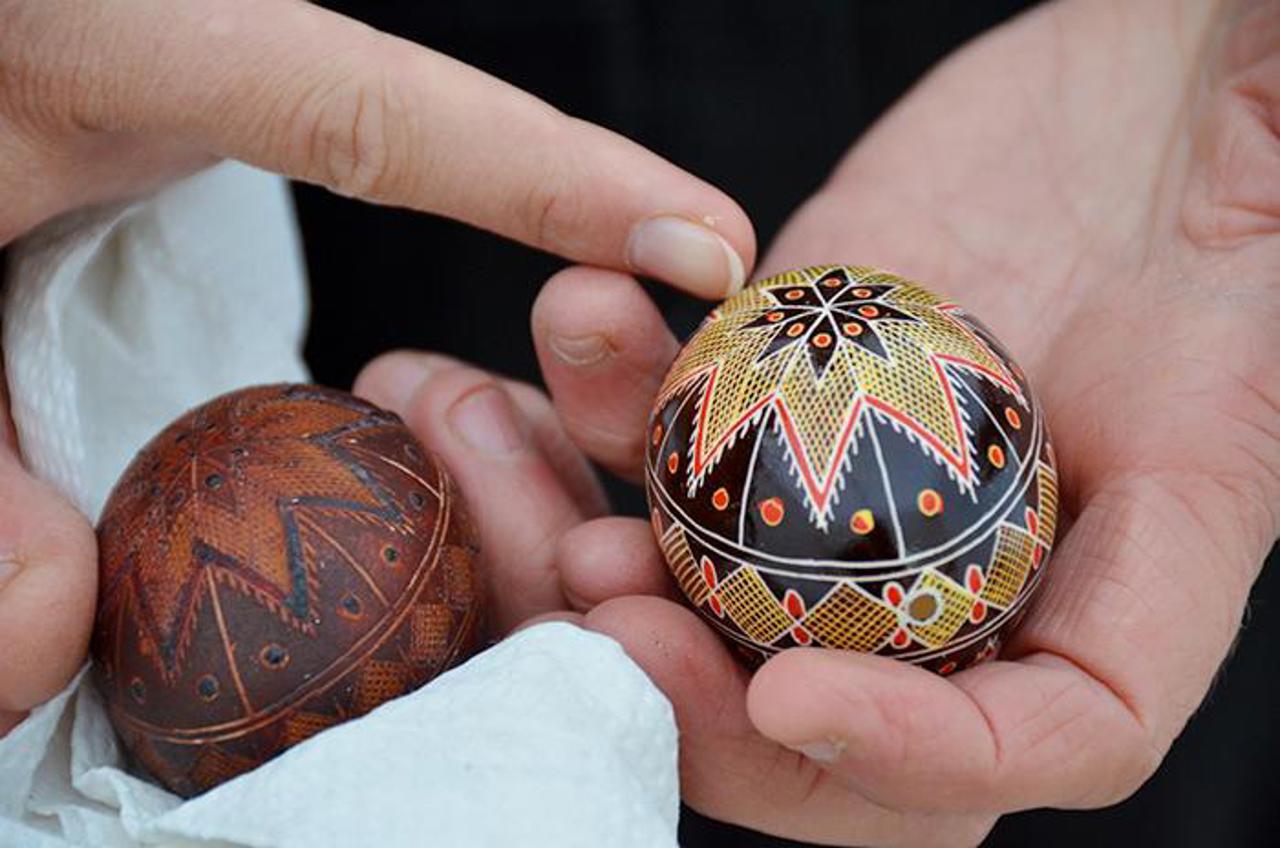 Art and tradition at the National Museum of Ethnography, where an egg painting workshop was organized