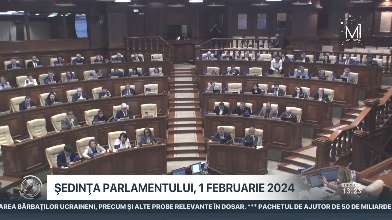 „ULTIMA ORĂ”: 1 februarie 2024 / Începe Sesiunea de primăvară - Ședința Parlamentului, 1 februarie 2024